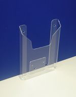 Карман буклетница настенная акриловая А5 верт 20мм