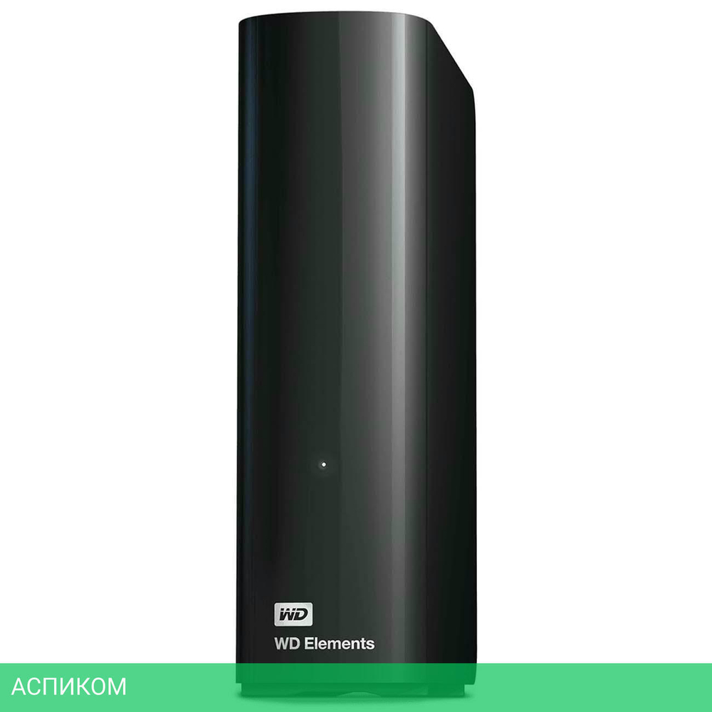 Внешний накопитель WD Elements Desktop 16TB (WDBWLG0160HBK)