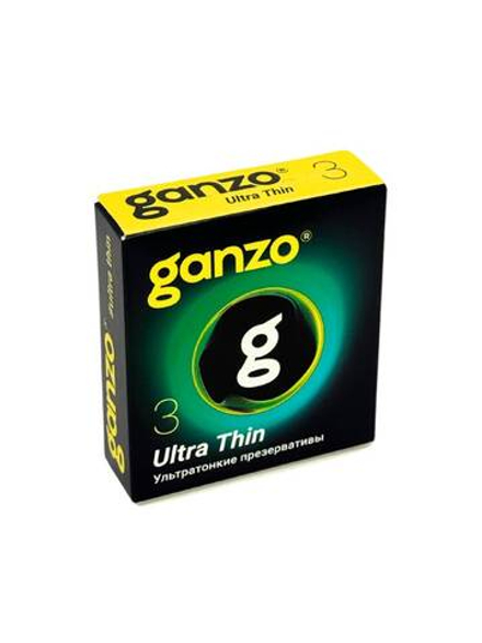 Презервативы Ganzo Ultra Thin, 3 шт.
