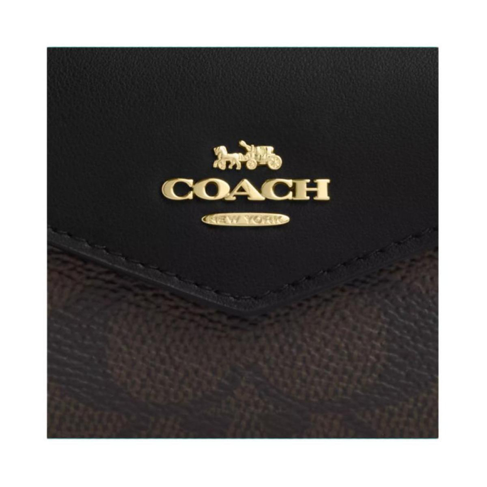 Картхолдеры и кошельки COACH Flap Card Case 10 Logo, CZ272-IMXAQ