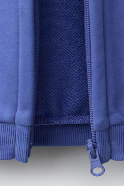 ZARA ОДНОТОННАЯ ТОЛСТОВКА НА МОЛНИИ, СИНИЙ