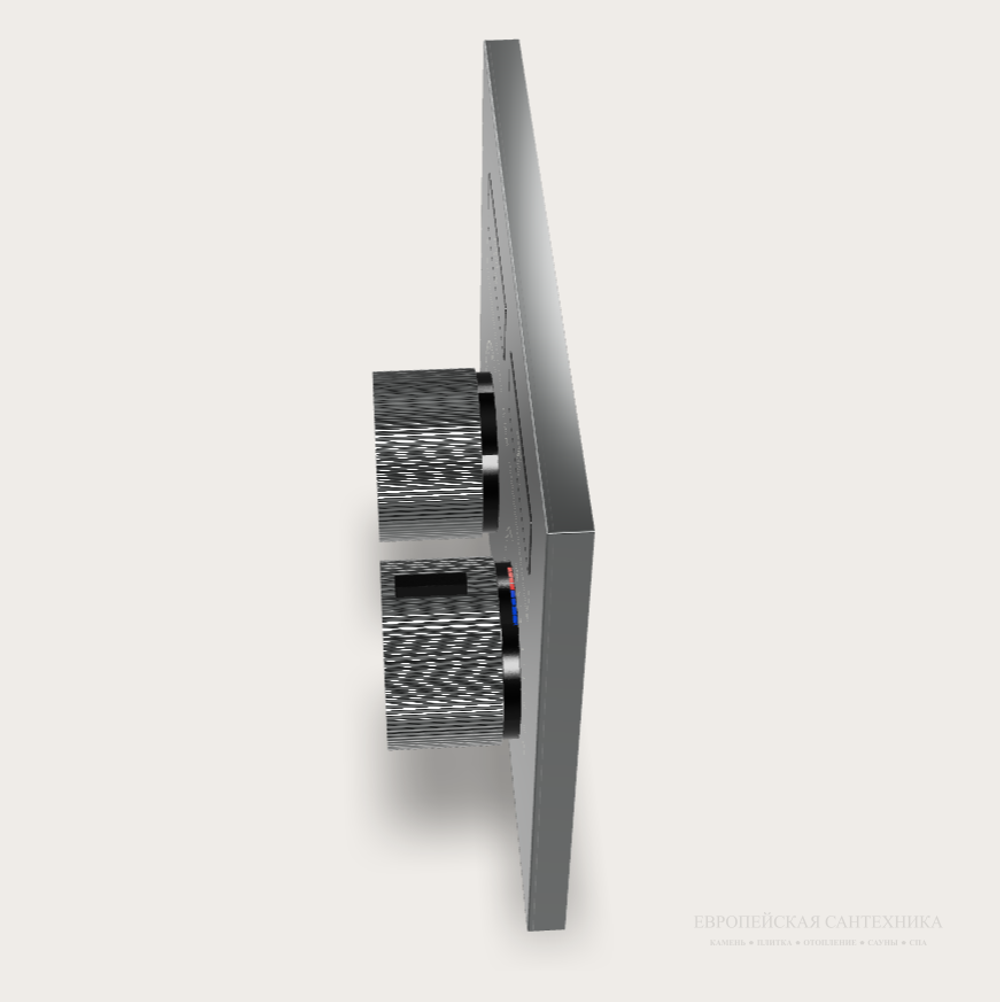 Термостат Gessi HI-FI, до 2-х функций одновременно, встраиваемый, цвет Chrome