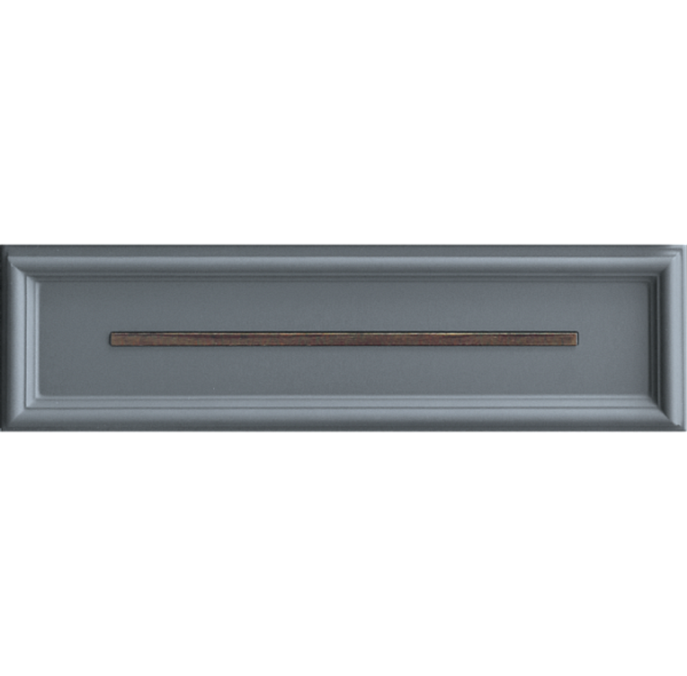 Фасад МДФ в плёнке ПВХ с вставкой из массива рис. 345-1
