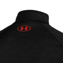 Мужское теннисное поло Under Armour Tech 2.0 Half-Zip Long Sleeve Men - Black