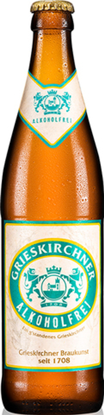 Пиво Грискирхнер Алкофрай Безалкогольное / Grieskirchner Alkoholfrei EW 0.5 - стекло