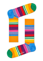 Яркие полосатые носки унисекс Mistletoe Sock (Размер: 29) (Цвет: разноцветный)