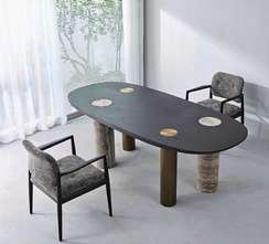 Стол овальный 9712, 220х100 см