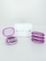 SHAVE LAB P.L.6+ FOR WOMEN 6 лезвий+подушечки, для женщин. Набор сменных кассет- 4 шт