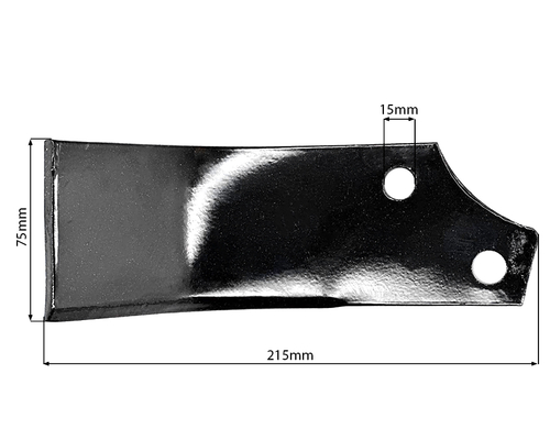 Нож (Зуб) почвофрезы Bomet левый (Kerland)