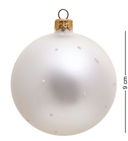 НФШ-1330/1 Ел. украшение Шар «Конь в новогоднем колпаке» 90 мм