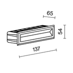 Подсветка для лестниц Outdoor O045SL-L5W3K