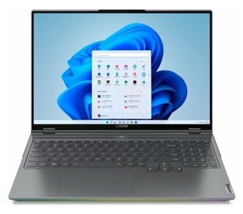 Ноутбук Lenovo Legion 7 16ACHg6 (82N6001LRK) 16"/AMD Ryzen 9 5900HX/RAM 32GB/SSD 1TB/NVIDIA RTX 3080 16GB/2560*1600/IPS/DOS/Подсветка кл-ры: RGB/черный. Состояние: B1