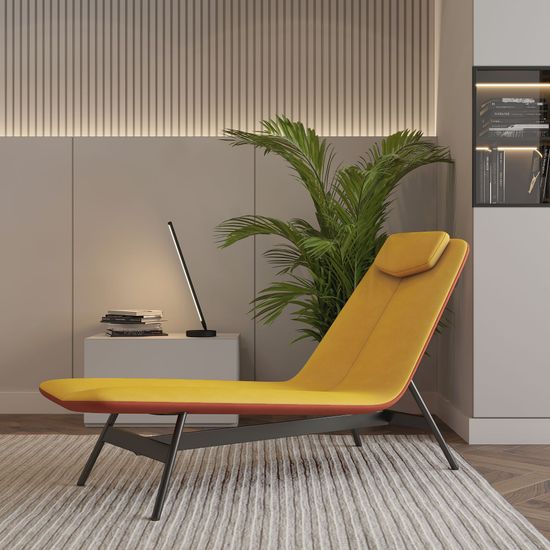 Шезлонг Sigma цвет желто-оранжевый