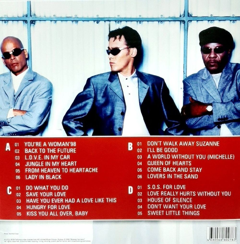 Bad Boys Blue - Bad Boys Best (2xLP, Clear Vinyl) Новая запечатанная виниловая пластинка