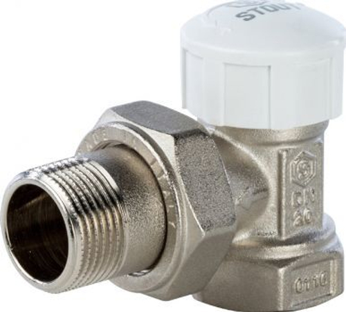 Клапан термостатический угловой 3/4     6752