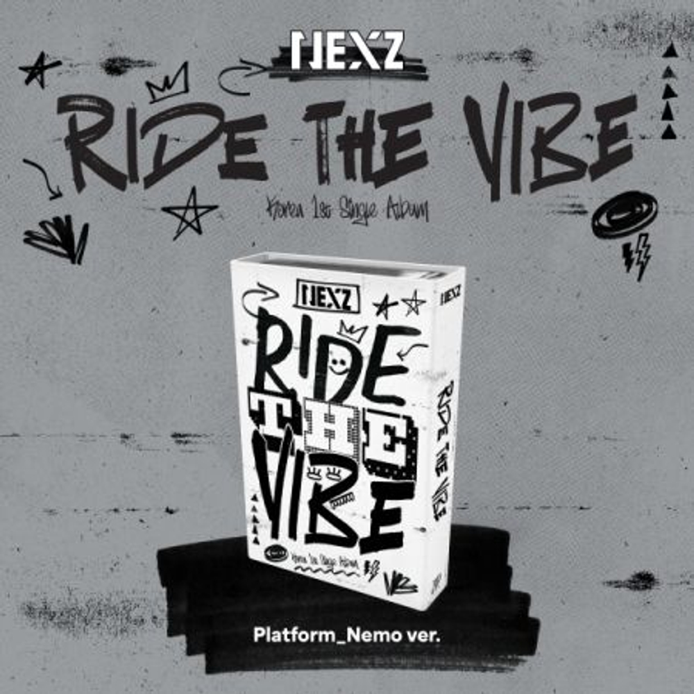 Альбом NEXZ - RIDE THE VIBE Korea 1st Single Album PLATFORM NEMO Version