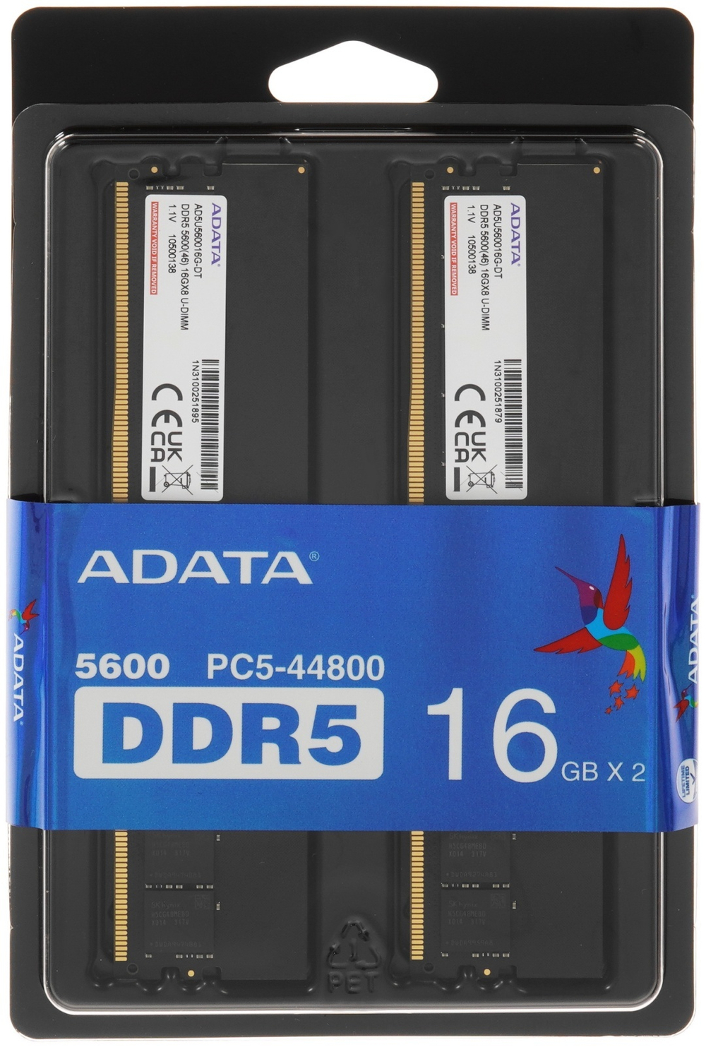 Оперативная память ADATA AD5U560016G-DT 32 Гб
