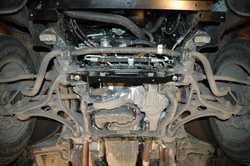 Защита картера двигателя (2,5 мм, сталь) для Jeep Grand Cherokee 2010-2013 (V = 3.6; 3.0d AT), Jeep Grand Cherokee 2013-2021 (V = 3.0; 3.0TD AT) Sheriff.04.1978