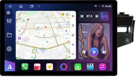 Магнитола для Honda Fit 3 2013-2020 (без штатной КЗВ, рамка 10) - FarCar BX877 монитор 13" 2K QLED на Android 13, TS10, 6+128, CarPlay, 4G SIM-слот