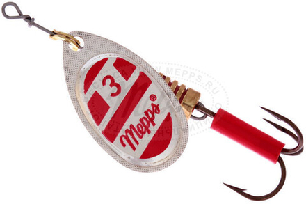 Mepps AGLIA Silver Red White