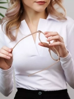 Очки для компьютера имиджевые защитные прозрачные нулевки