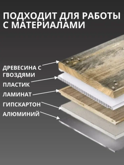 Диск отрезной пильный 75мм универсальный для мини УШМ/ Круг отрезной 8 зуб.