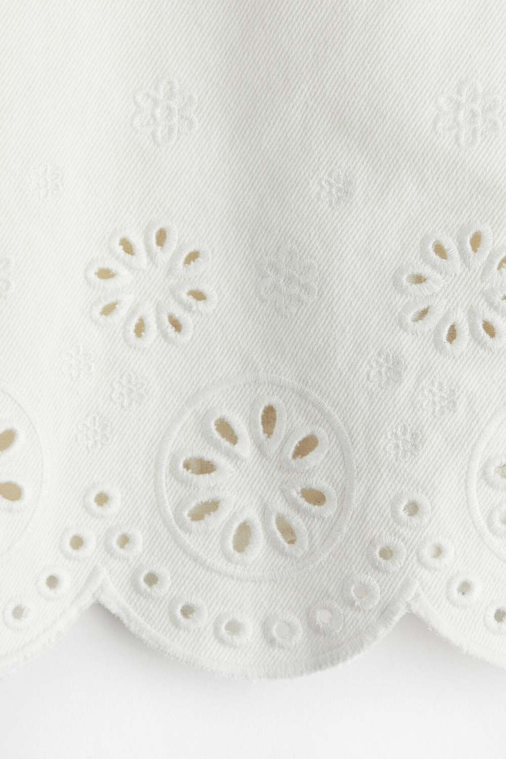 Джинсовая куртка broderie anglaise-деталь гардероба