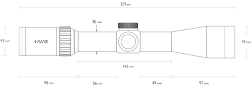 Прицел Hawke Vantage WA 30 3-9x42 IR (L4a) (14279)