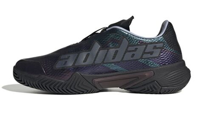 Мужские кроссовки теннисные Adidas Barricade M - core black/cloud white/blue dawn