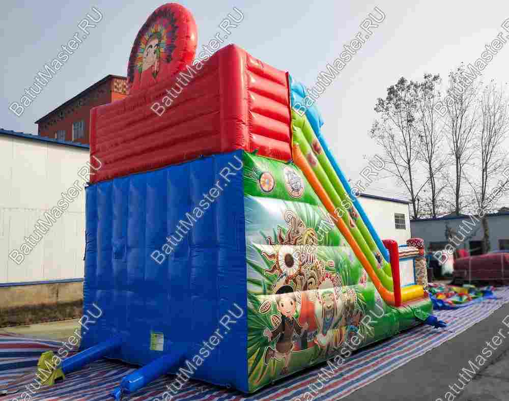 Надувная горка "Индиана" 7*4*6 м