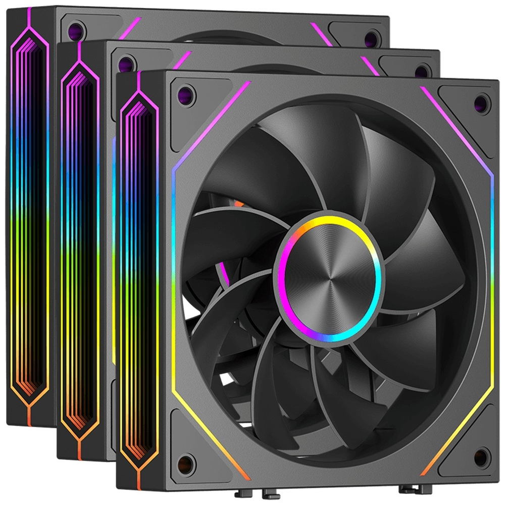 Вентилятор PCcooler F3 X120R ARGB BK 3IN1 черный