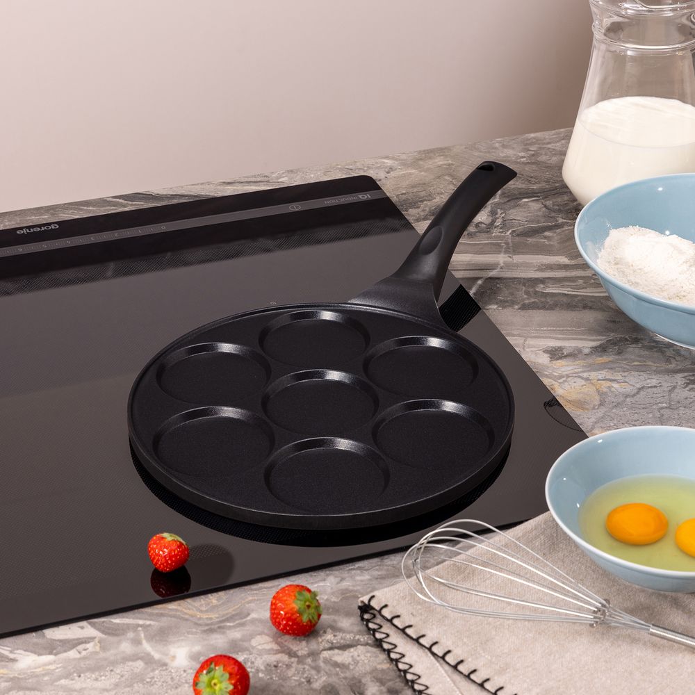 СКОВОРОДА AGNESS ДЛЯ ОЛАДИЙ С АНТИПРИГАР.ПОКРЫТИЕМ, ИНДУКЦИЯ, ДИАМЕТР=26.5 СМ