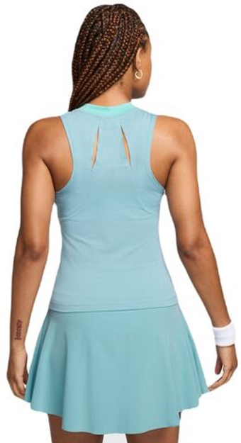 Женский топ теннисный Nike Court Dri-Fit Advantage - небесный