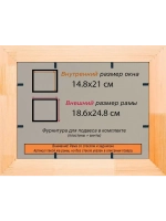 Рамка для постера и фотографий 14,8x21