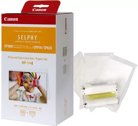 Набор RP-108 для сублимационного фотопринтера Canon Selphy