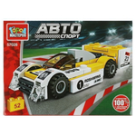 Конструктор пластмассовый 52эл. Автоспорт "Спорткар" 57028-KK (Город мастеров)