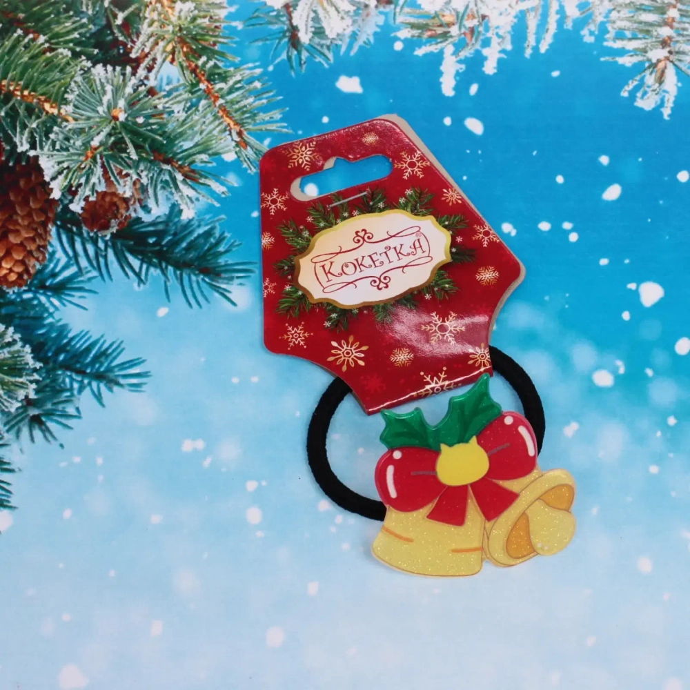 Резинка для волос 1 шт «Darissimo - Звонкие колокольчики», d-5 см (хедер Нг Кокетка)