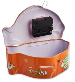 BX- 62/4 Метал. копилка с часами «Рыбка»