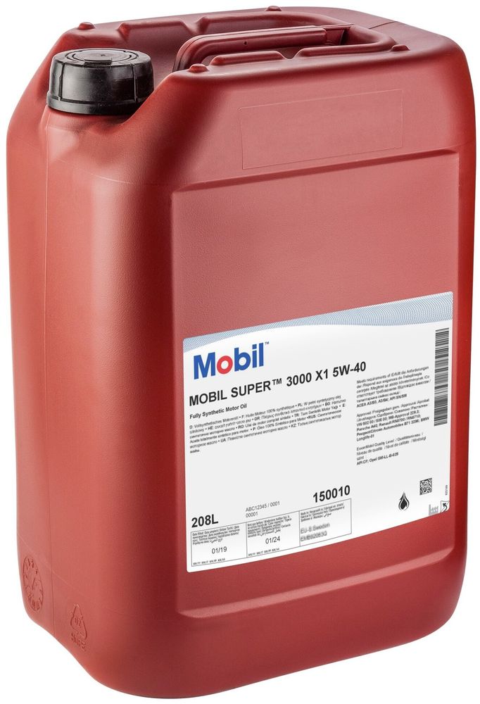 MOBIL Super 3000 X1 5W-40, 20