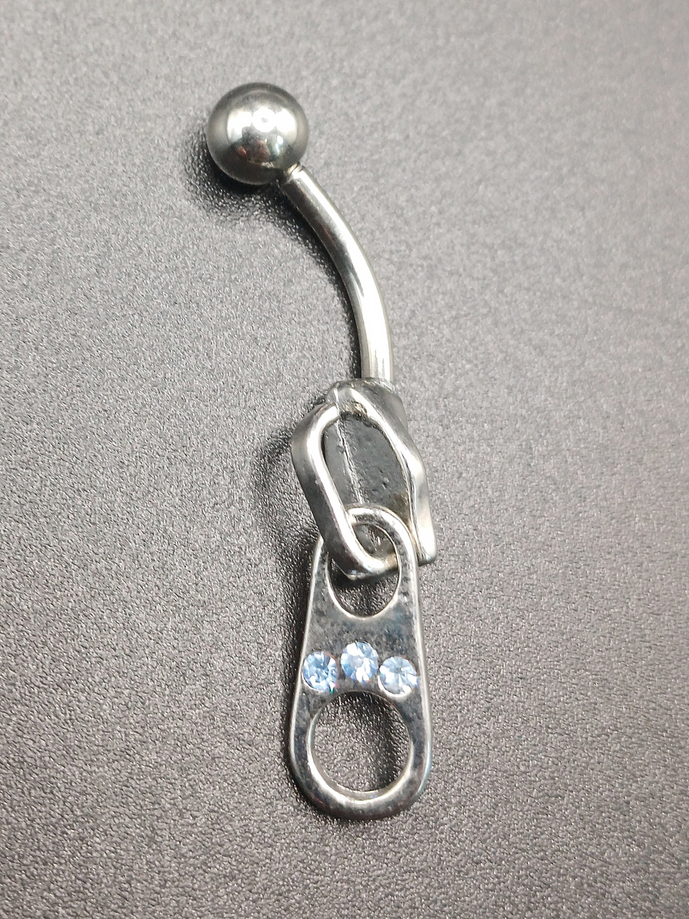 Украшение для пирсинга пупка " Замочек" Медицинская сталь