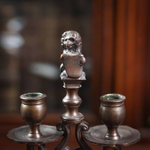 Пара бронзовых канделябров на 4 свечи