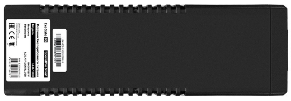 Источник бесперебойного питания  Exegate SpecialPro Smart LLB-1000.LCD.AVR.2SH.RJ.USB