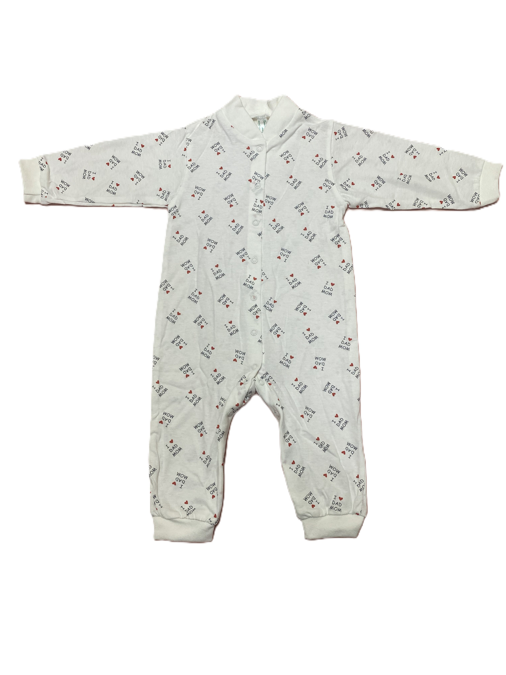 Комбинезон без ножек на кнопках из кулирки (100% хлопок) на рост 80 см