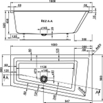 Акриловая ванна VAGNERPLAST CAVALLO OFFSET 160 Right