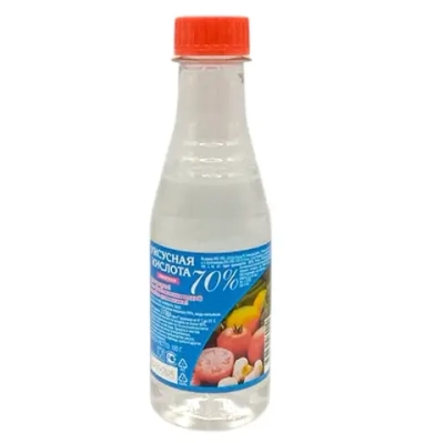 уксусная кислота 70% 190гр ПЭТ (1х16) Иглино