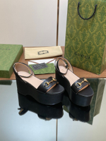 Gucci Horsebit Flatform Sandal