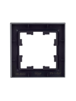 BRITE Рамка 1-местная РУ-1-БрС сталь IEK