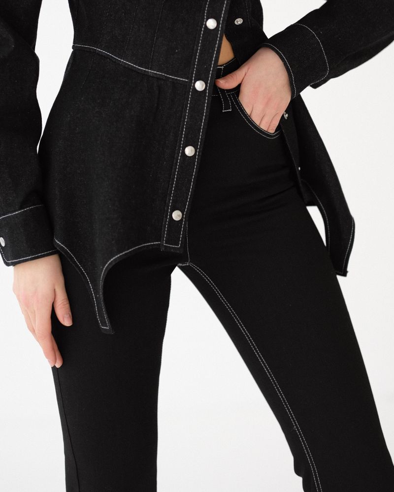 Джинсы клёш Carbon