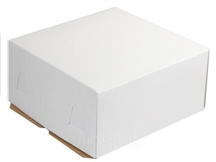 Упаковка гофрокартон 22,5*22,5*9 см, белая