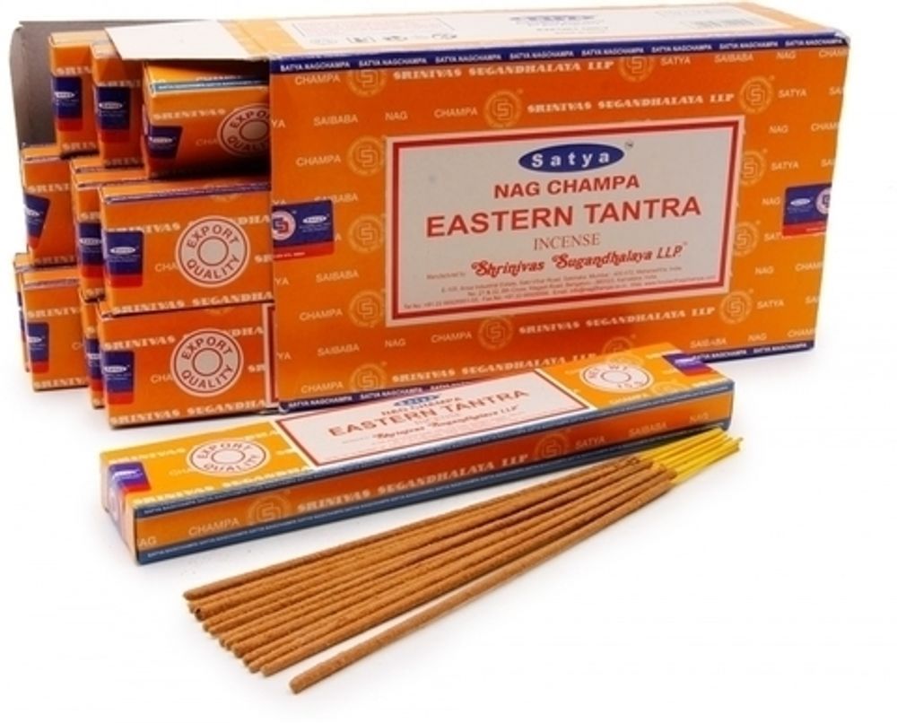 Satya Nag Champa Eastern Tantra Благовоние-масала Восточная Тантра, 15 г